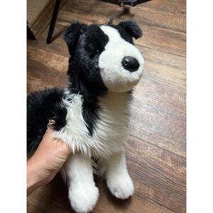BASS PRO Douglas Toys BORDER COLLIE PLUSH Black / White DOG